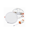 DOWNLIGHT REGULABLE  EMPOTRABLE ø175MM 15W 3000K BLANCO CORTE AJUSTABLE