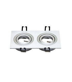 ARO DOBLE BASCULANTE RECTANGULAR 2 AROS NIQUEL B+M