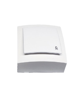 PULSADOR CAMPANA 10A. BLANCO