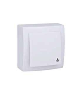 PULSADOR LUZ 10A. BLANCO