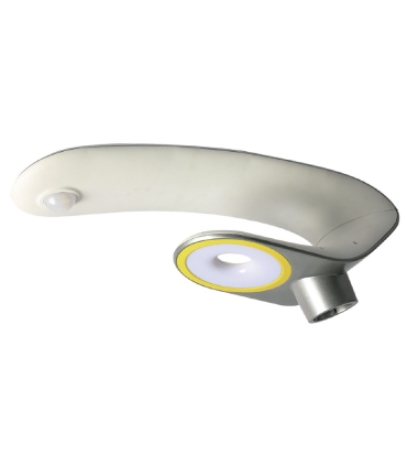 CABEZA DE FAROLA SOLAR 20W CON SENSOR CREPUSCULAR Y DE MOVIMIENTO CON CONTROL REMOTO 4000K