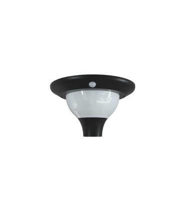 CABEZA DE FAROLA SOLAR  15W CON SENSOR DE MOVIMIENTO Y CRESPUSCULAR 2000Lm 3000K/4000K/6000K  CON CONTROL REMOTO