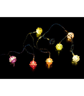 GUIRNALDA FRUTA 8 LED 0,48W 24V IP20 5,10METROS