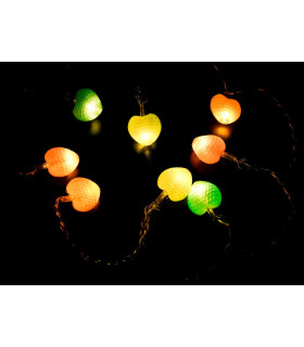 GUIRNALDA CORAZÓN 8 LED 0,60W 24V IP20 5,10METROS