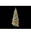 MEDIO ARBOL DE NAVIDAD DE PARED CON NIEVE 190 LEDS 6W 2700K 230V IP44 alto 210cm ancho 126cm