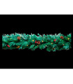 BOA NAVIDEÑA DECORACION PIÑAS BOLITAS ROJAS 30 LEDS 0,68W 2700K 3x1,5V IP20 largo 180cm baterias 3xAA