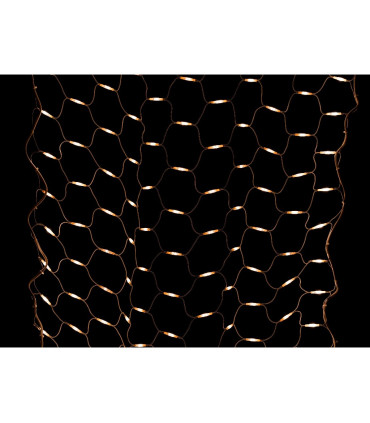 GUIRNALDA MALLA 460 LUCES TRANSPARENTE IP20 INTERIOR 375W 230V 2,10x1,45METROS