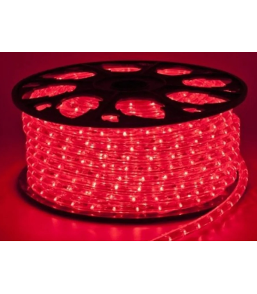 TUBO FLEX 50 mt.ROJO LED