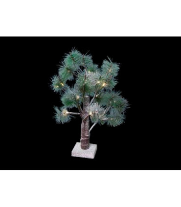 ABETO 24 LED 0,03W BLANCO CALIDO 24x3V IP20 alto 45cm base 10x10cm baterias 3xAA incluidas