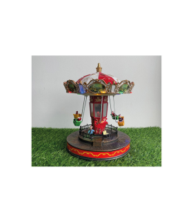  FIGURA NAVIDAD LED TIOVIVO CON BATERIAS 3XAA 20.5x20.5x25.5cm 0,80W 4,5V IP20