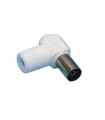 CONECTOR T.V. ACODADO 9,5 HEMBRA BLISTER