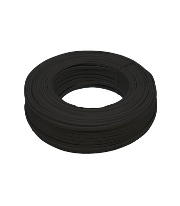 CABLE MANGUERA PLANA 2 X 0,50 NEGRA