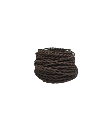 CABLE TRENZADO 2 X 1  MARRON