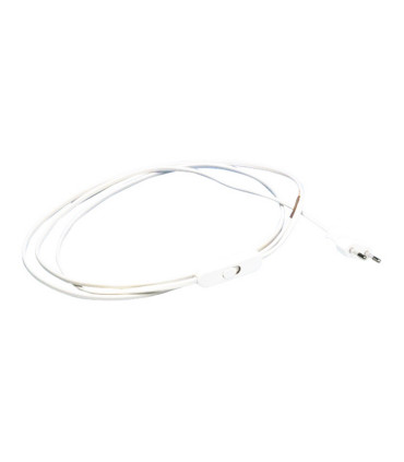 CABLE MAN.PLANA+INT+CLAV 1,8 mt  TRANSPARENTE