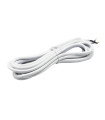 CABLE DECORATIVO TELA 2X0.75mm 5METROS BLANCO