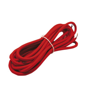 CABLE DECORATIVO TELA 2X0.75mm 5METROS ROJO