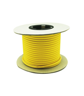 CABLE DECORATIVO TELA 2X0.75mm 25METROS AMARILLO
