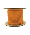 CABLE DECORATIVO TELA 2X0.75mm 25METROS NARANJA