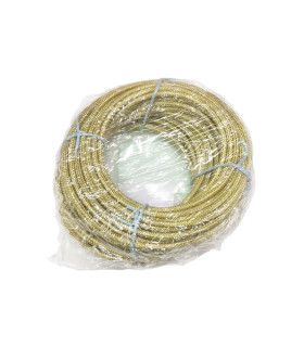 CABLE DECORATIVO METALICO 3 x 0,75mm DORADO