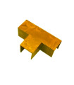 CONECTOR EN T PARA CANALETA 18X18MM MARRON CLARO