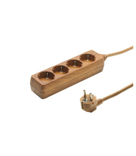 BASE IV T/T + CABLE 3 X 1,5 MADERA