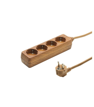 BASE IV T/T + CABLE 3 X 1,5 MADERA