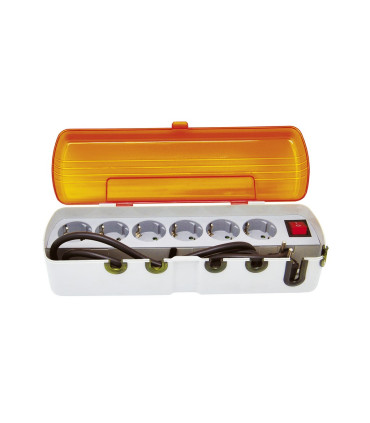 B. MULT 6 T NARANJA CON TAPA ANTIPOLVO +CABLE +INT