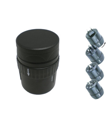 CLAVIJA ADAPTADOR VIAJE UNIVERSAL  CON USB