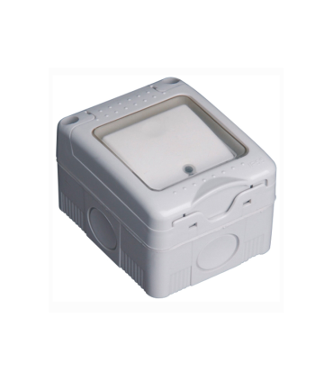 CONMUTADOR ESTANCO  DE SUPERFICIE  16A/250V IP55 CON INDICADOR LUMINOSO Y TAPA DE PLASTICO