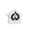 PORTALAMPARAS PARA FLUORESCENTE BLANCO