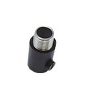 PRENSACABLES CON ROSCA METALICA NEGRO