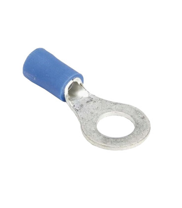 TERMINAL PREAISLADO REDONDO P25-35 AZUL (100 UND)