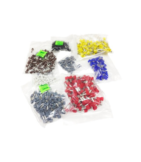 PUNTERAS DOBLES AISLADAS EN NYLON NEGRA 1,5mm TT-150