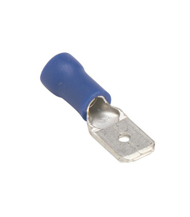 TERMINAL PREAISLADO FASTON MACHO PL-7 AZUL (100 UN