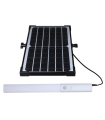 PANTALLA SOLAR LED PORTATIL CON SENSOR CREPUSCULAR Y DE MOVIMIENTO 4000K