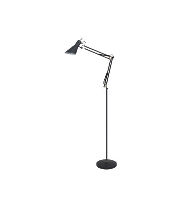 LAMPARA DE PIE E27 NEGRO+NIQUEL