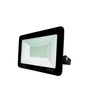 PROYECTOR LED EXTRAPLANO IP65 100W 4000K 230V NEGRO