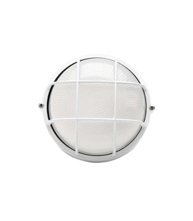 APLIQUE ALUMINIO REDONDO 100W. BLA