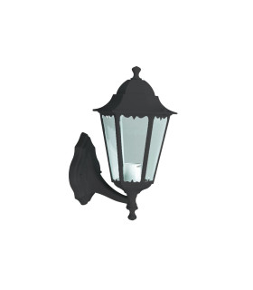 FAROL ALUMINIO BRAZO ABAJO NEGRO