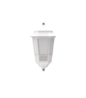 APLIQUE PARED 3 LADOS PC + PP E27 BLANCO