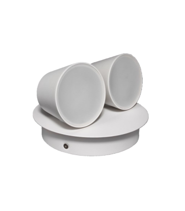APLIQUE DOBLE LED DECO DIRECCION AJUSTABLE 2x6W 2700K 100º 100-240V BLANCO