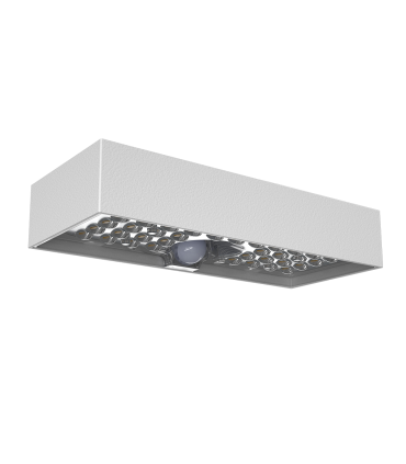 APLIQUE PARED RECTANGULAR LED SOLAR 6W 4000K BLANCO