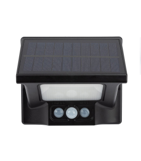 APLIQUE SOLAR LED CON SENSOR CREPUSCULAR Y DE MOVIMIENTO 100Lm  6500K