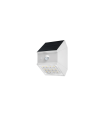 APLIQUE PARED SOLAR 2W CON SENSOR CREPUSCULAR Y DE MOVIMIENTO 240Lm   3000K/4000K/6000K BLANCO