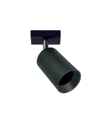 APLIQUE LED TUBULAR DIRECCIONABLE NEGRO1XGU10 ARO DORADO INTERCAMBIABLE