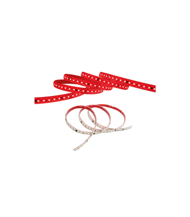 TIRA DE  LED FLEXIBLE PROFESIONAL IP65 16W/MT ROJA 230V 11MM 120LED/MT venta por metros