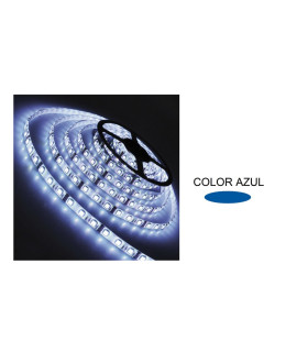 TIRA LED PROFESIONAL IP44  45W AZUL 12V 5MTx10MM 60LED/MT LED50x50