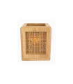 LAMPARA MESA MADERA LED EFECTO LLAMA 5W 1300K 360º 100-240V