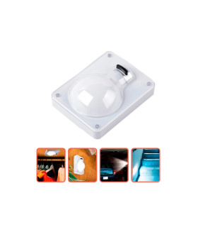 EXPOSITOR 12 PCS INTERRUPTOR BOMBILLA LED