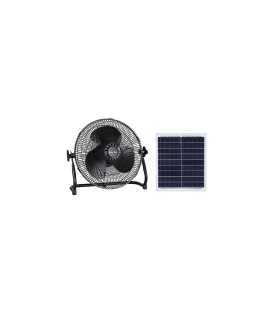VENTILADOR RECARGABLE SOLAR DE SUELO